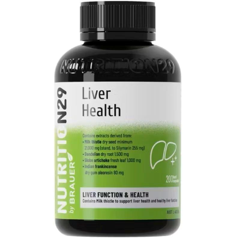 Nutrition29 By Brauer Liver Health 200 Capsules