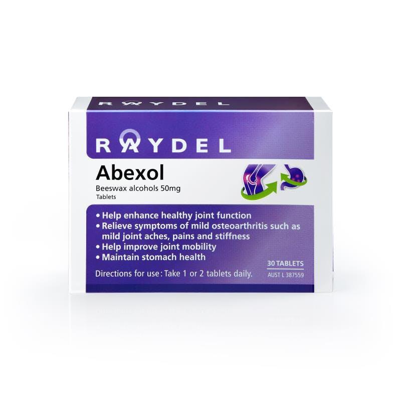 Raydel Abexol 50mg 30 Tablets 1 Pack
