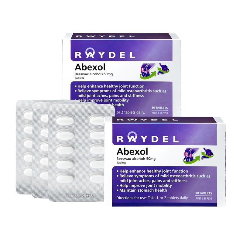 Raydel Abexol 50mg 30 Tablets 2 Pack