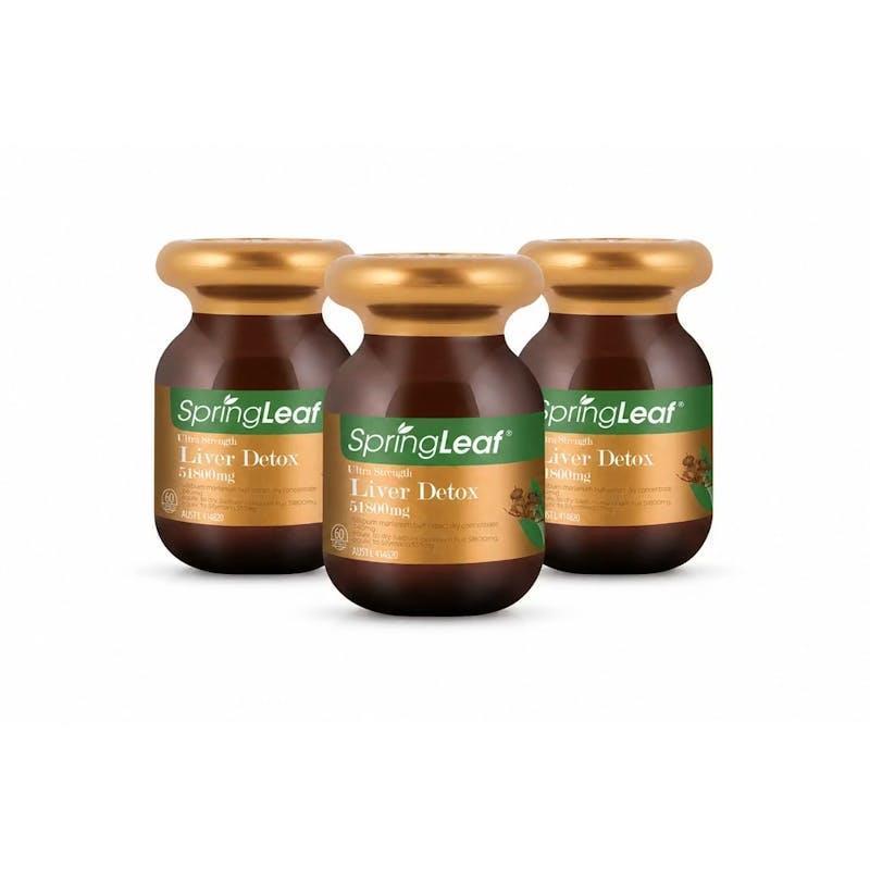 SpringLeaf Liver Detox 51,800mg 180 Capsules