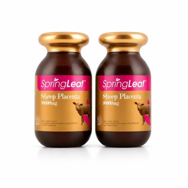 SpringLeaf Sheep Placenta 80000mg 180 Capsules