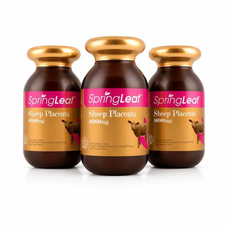 SpringLeaf Sheep Placenta 80000mg 270 capsules