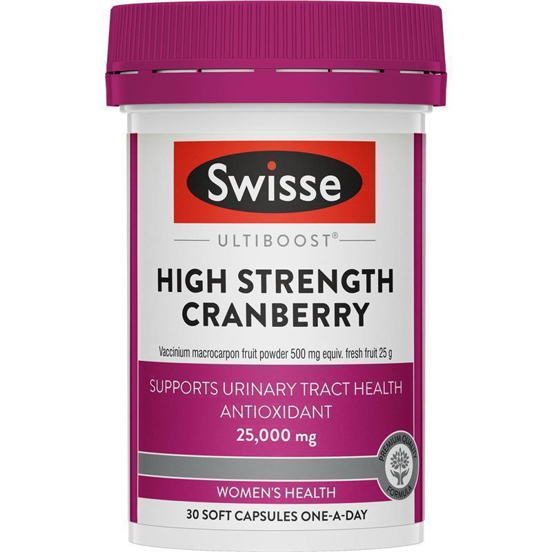 Swisse Cranberry 25000mg 30 Capsules