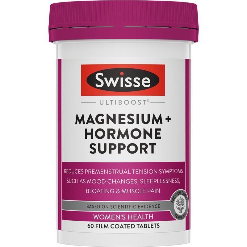 Swisse Ultiboost Magnesium + Hormone Support 60 Tablets