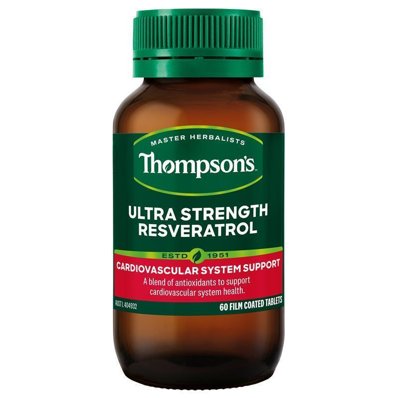 Thompson's Ultra Strength Resveratrol 60 Tablets