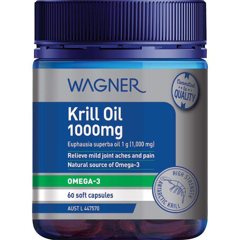 Wagner Krill Oil 1000mg 60 Capsules