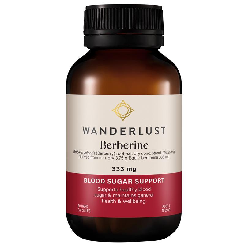 Wanderlust Berberine 333mg 60 Capsules