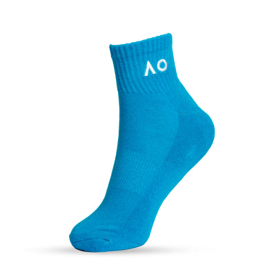 Australian Open Logo Ankle Socks Blue