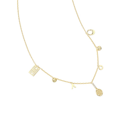 Australian Open Multi Charm Necklace