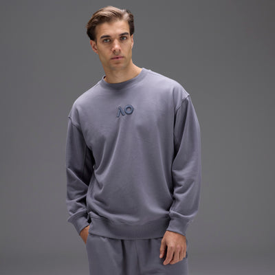 Unisex Australian Open Crewneck Sweatshirt Grey