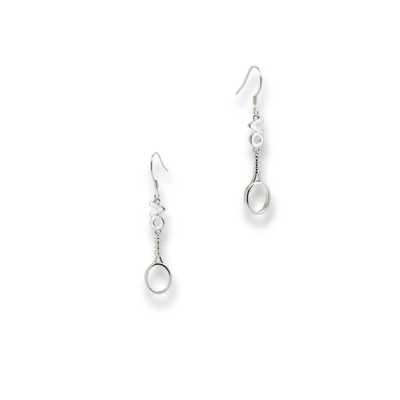 Australian Open Opal Racquet Hook Earrings