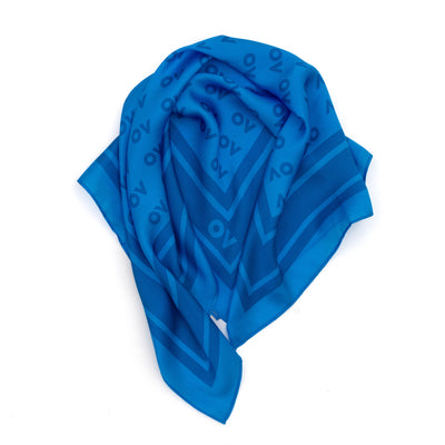 Australian Open Silk Scarf Blue