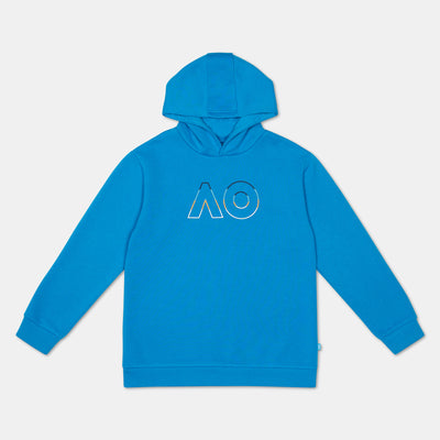 Boys Australian Open Logo Hoodie Blue