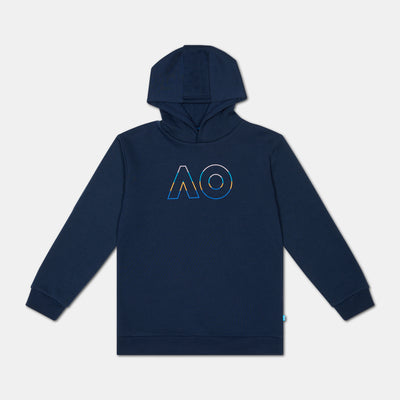 Boys Australian Open Logo Hoodie Navy