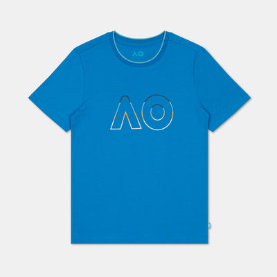 Boys Australian Open Logo T-Shirt Blue