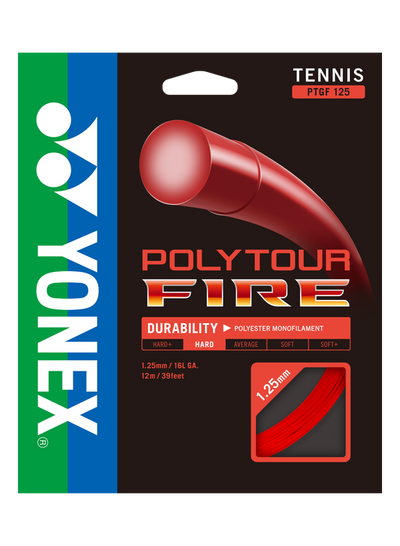Racquet String - Polytour Fire 125 - Set