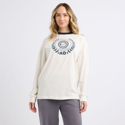 Unisex Australian Open Heritage Print Long Sleeve T-Shirt