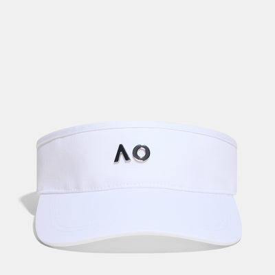 Australian Open Pin Logo Visor White