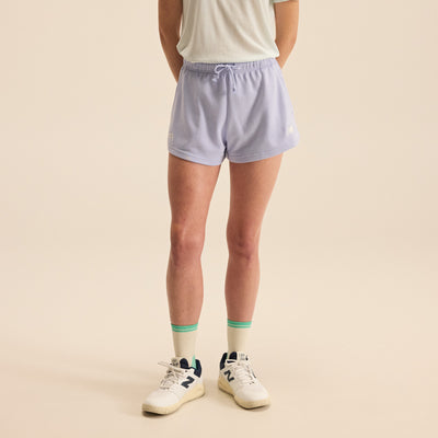 Women's Fleece Short Purple