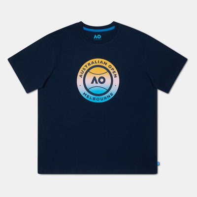 Women's Australian Open Round Logo T-Shirt Light Blue