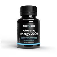 AussieSupps Ginseng Energy 2000 60 Tablets