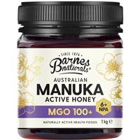 Barnes Naturals Australian Manuka Honey 1kg MGO 100+
