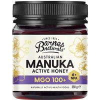 Barnes Naturals Australian Manuka Honey 250g MGO 100+