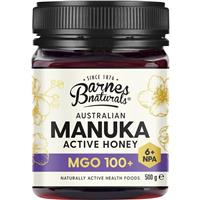 Barnes Naturals Australian Manuka Honey 500g MGO 100+