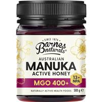 Barnes Naturals Australian Manuka Honey 500g MGO 400+
