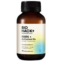 BioHack Wanderlust NMN + Activated Bs 30 Capsules