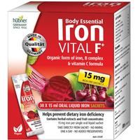 Body Essential Iron Vital F+ 30 x 15ml Liquid Sachets