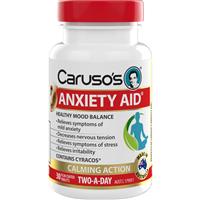 Carusos Anxiety Aid 30 Tablets