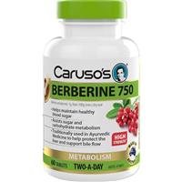 Carusos Berberine 750 60 Tablets