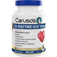 Carusos Co-Enzyme Q10 90 Capsules