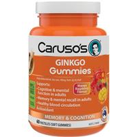 Carusos Gummies Ginkgo 60 Pastilles
