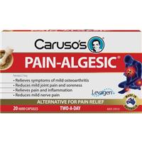 Carusos Pain-Algesic 20 Capsules