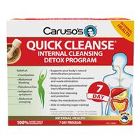 Carusos Quick Cleanse Internal Cleansing Detox Program 7 Day