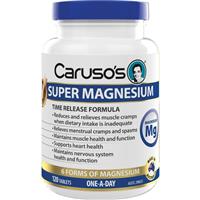Carusos Super Magnesium 120 Tablets