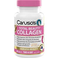 Carusos Total Beauty Collagen 60 Tablets