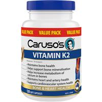Carusos Vitamin K2 120 Capsules Exclusive Size