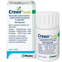 Creon 10,000 Pancreatic Enzyme Capsules 100