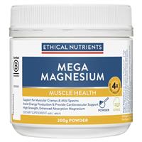 Ethical Nutrients Mega Magnesium 200g Powder Citrus