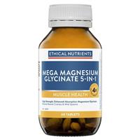 Ethical Nutrients Mega Magnesium Glycinate 5-in-1 60 Tablets