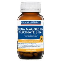 Ethical Nutrients Mega Magnesium Glycinate 3-in-1 50 Capsules