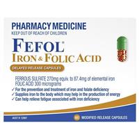 Fefol Iron and Folic Acid 60 Capsules