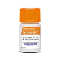 Ferro-Grad F Iron & Folic Acid 30 Tablets