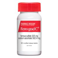 FERRO-GRAD Iron & Vitamin C 90 Tablets