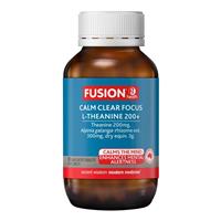 Fusion Calm Clear Focus L-Theanine 200 + 30 Tablets