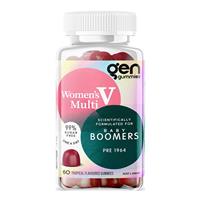GEN Baby Boomer Gummies Women's Multivitamin Tropical 60 Pack