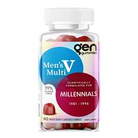 GEN Millennial Gummies Men's Multivitamin Mixed Berry 60 Pack